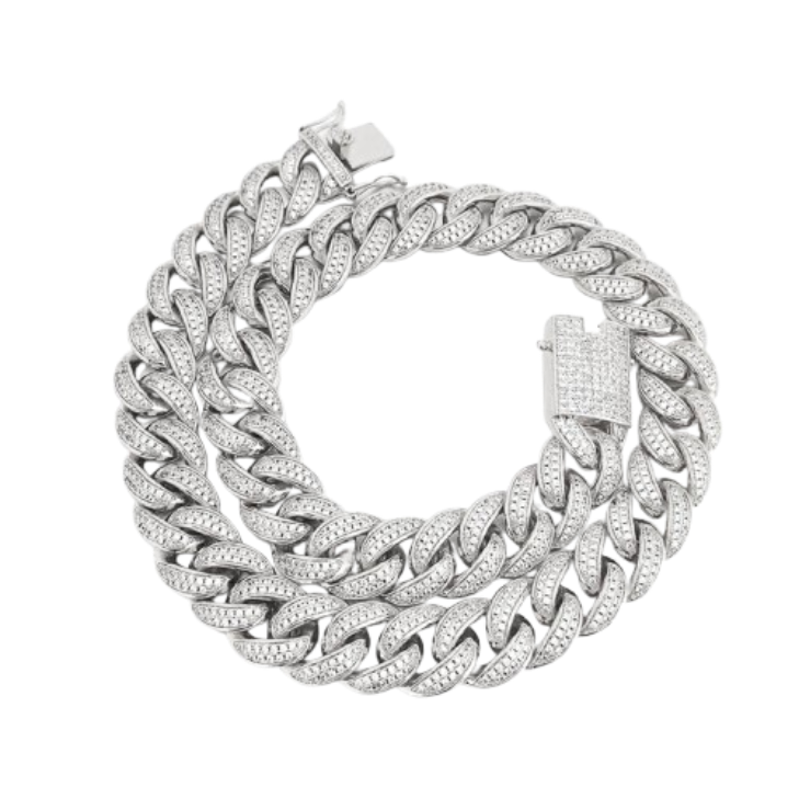 GRA Moissanite Cuban Chain